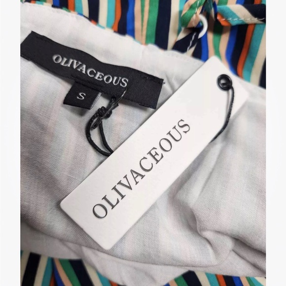 Olivaceous Sleeveless Wrap Waist Tie Mini Dress Size S. B26 - Picture 5 of 7